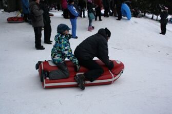 Сани надувные безкамерные Rocket Sled двухместные